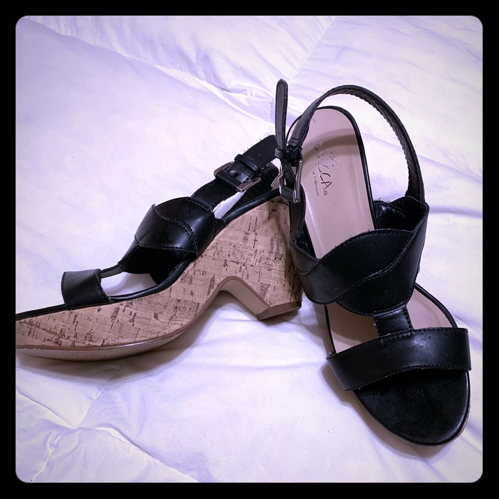 SBricca black heels